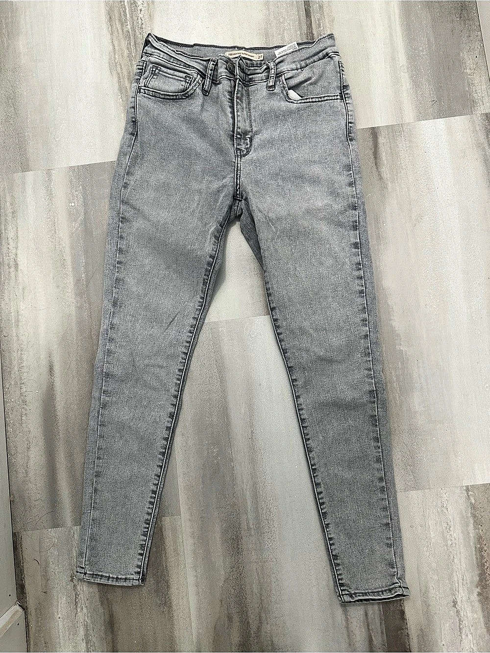 Levi Strauss & Co. 720 High Rise Super Skinny. High Rise Super Skinny Jeans Gray